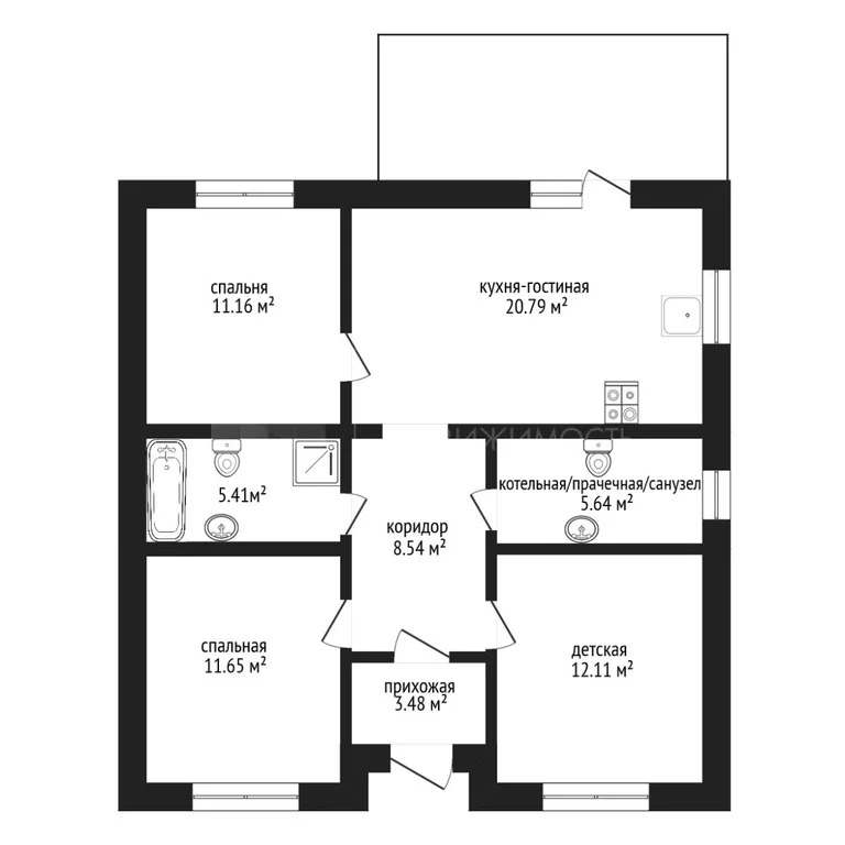 Продажа дома, Кулаково, Тюменский район, Тюменский р-н - Фото 24