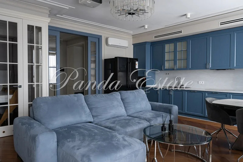 Кухня-гостиная, 2 спальни и кабинет. Виды на Сити (ном. объекта: 9812) - Фото 2