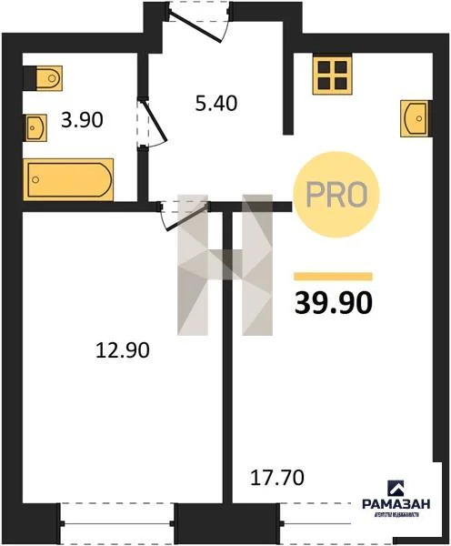 Продажа квартиры в новостройке, Казань, м. Горки, ул. Родины - Фото 1