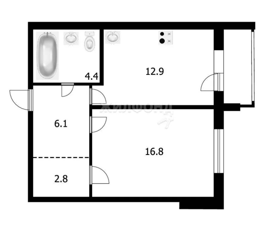 Продажа квартиры, Краснообск, Новосибирский район, жилой комплекс ... - Фото 5