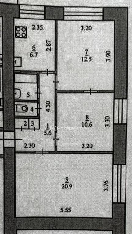 Продажа квартиры, Архангельск, Набережная ул. - Фото 19