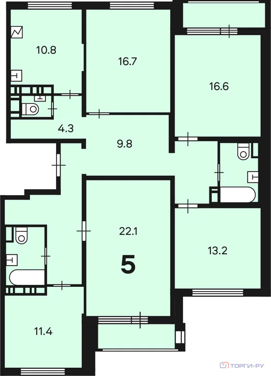 Продажа квартиры, Новомихайловское шоссе - Фото 7