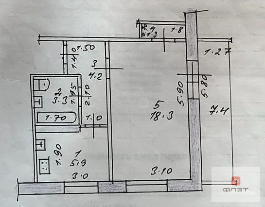 Продажа квартиры, Казань, ул. Юлиуса Фучика - Фото 15