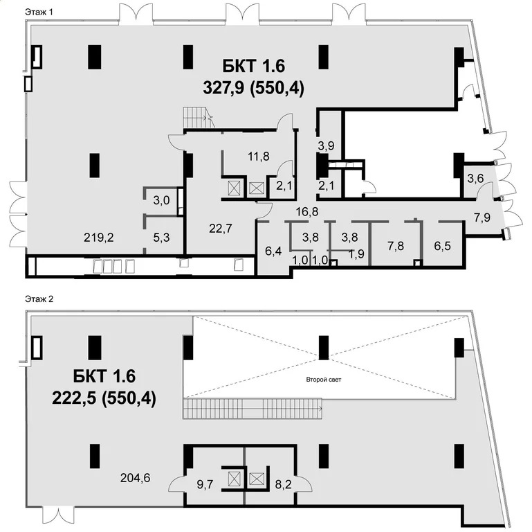 Аренда помещения 550.4 м2 - Фото 3