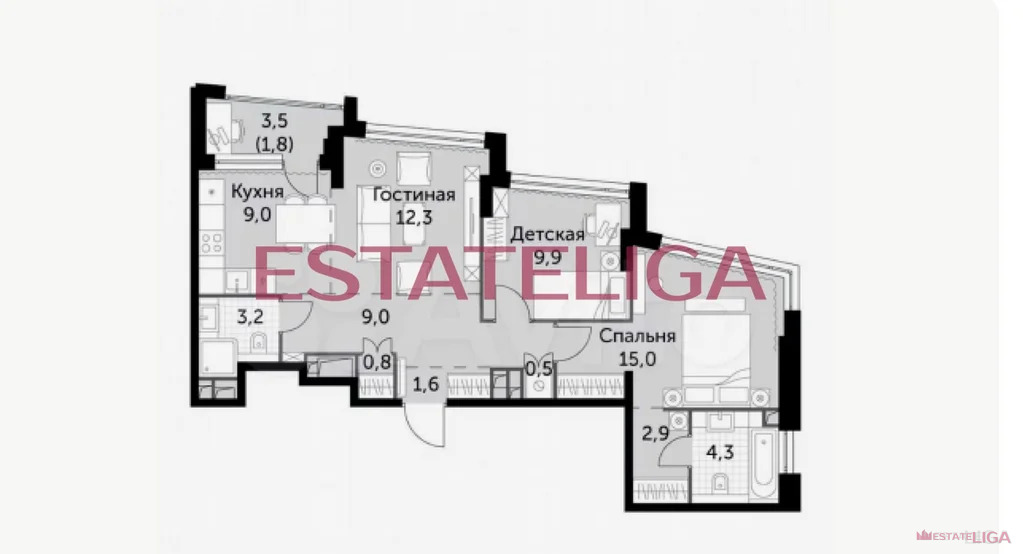 Продажа квартиры, Нагатинская наб. - Фото 2