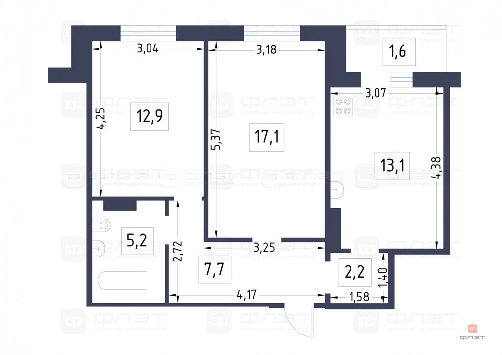 Продажа квартиры, Казань, Победы пр-кт. - Фото 1