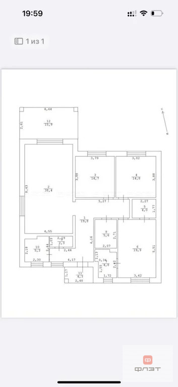 Продажа дома, Озерный, Высокогорский район, ул. Архипова Александра - Фото 10