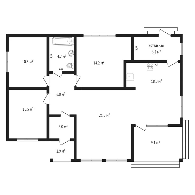 Продажа дома, Решетникова, Тюменский район, Тюменский р-н - Фото 39