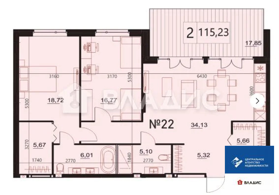 Продажа квартиры, Рязань, Мещерская улица - Фото 11