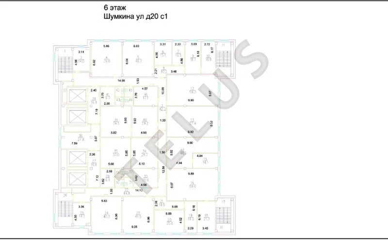 м. Сокольники, ул. Шумкина, 8350 м2, Бизнес-центр (ном. объекта: 8027) - Фото 16