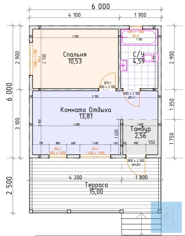 Зимний дом 50 кв.м. в д. Чепчиха - Фото 1