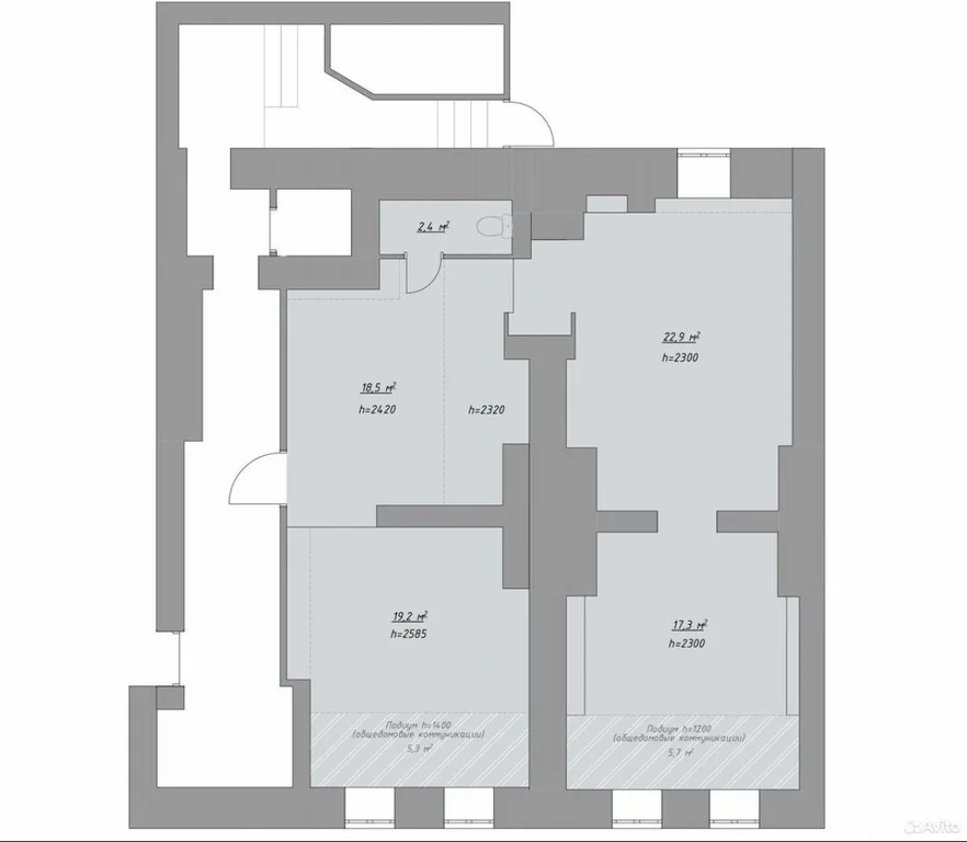 Аренда офиса, торгового помещения 80 м2 - Фото 15