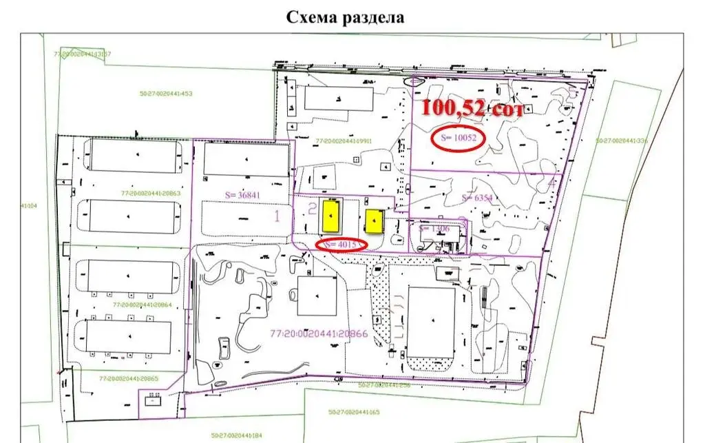 Участок 40,15 сот с кирпичными зданиями и коммуникациями в Щербинке - Фото 1