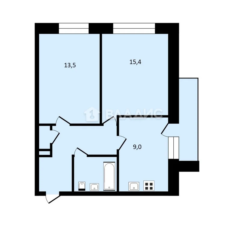 Москва, Планетная улица, д.29к2, 2-комнатная квартира на продажу - Фото 13