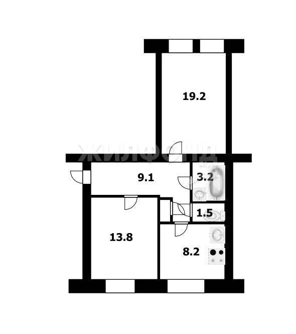 Продажа квартиры, Новосибирск, ул. Халтурина - Фото 18