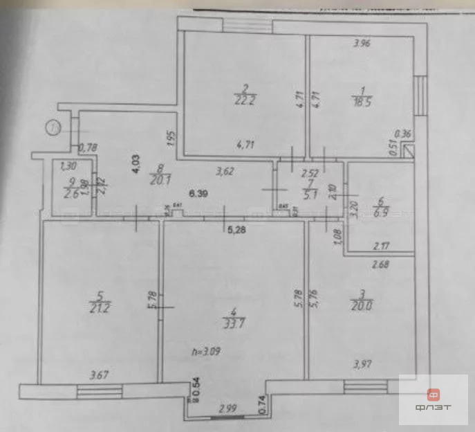 Продажа квартиры, Казань, пр-кт. Альберта Камалеева - Фото 54