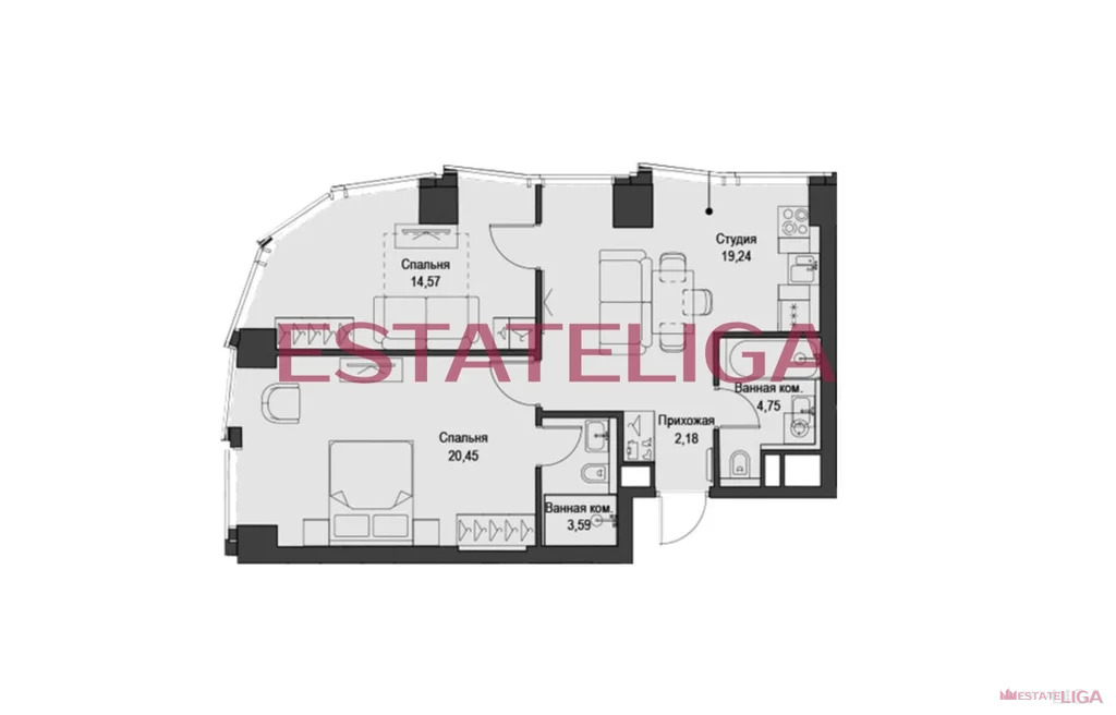 Продажа квартиры в новостройке, Багратионовский проезд - Фото 3