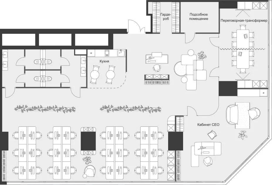 Продажа офиса 250.9 м2 - Фото 3