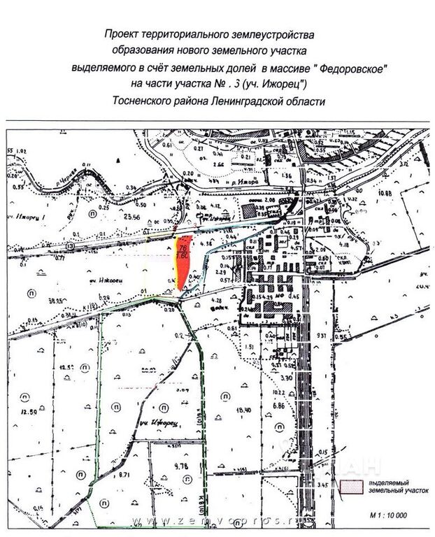 Карта федоровское тосненский район