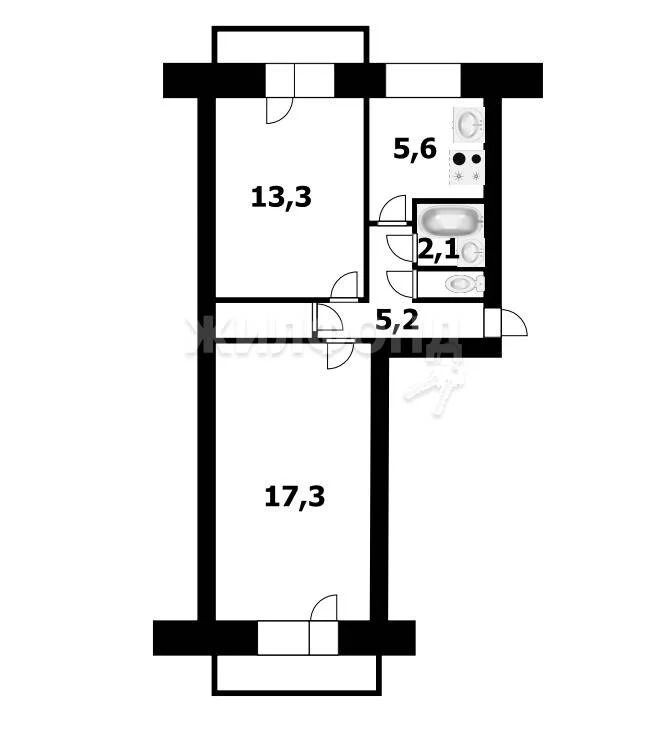 Продажа квартиры, Новосибирск, ул. Дуси Ковальчук - Фото 12