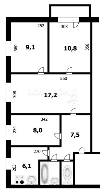 Продажа квартиры, Новосибирск, ул. Телевизионная - Фото 0