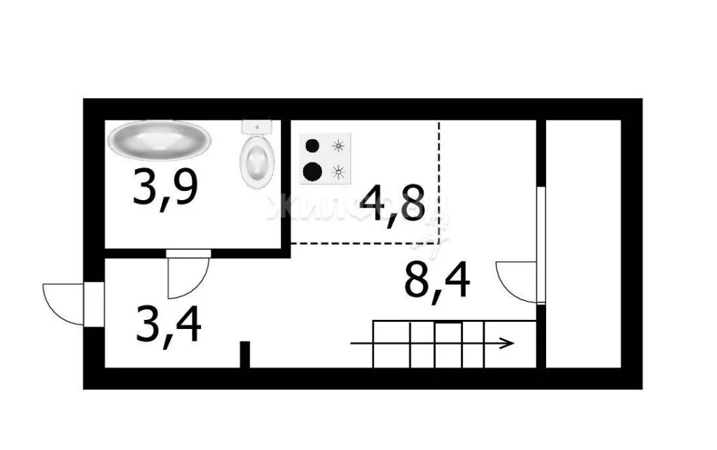 Продажа квартиры, Новосибирск, ул. Аэропорт - Фото 13