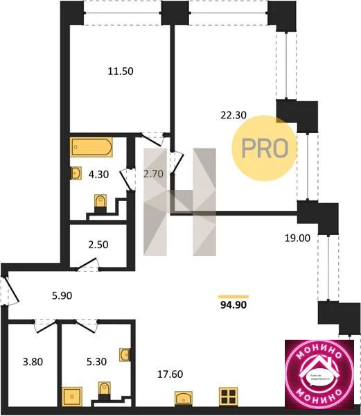 Продажа квартиры в новостройке, м. Воронцовская, ул. Академика Челомея - Фото 0