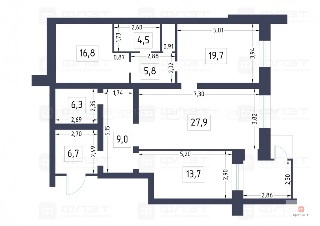 Продажа квартиры, Казань, ул. Блюхера - Фото 20