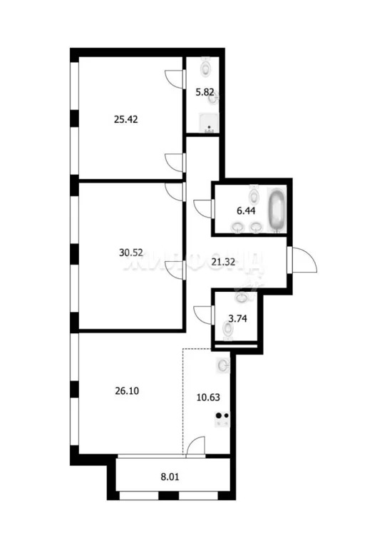 Продажа квартиры, Новосибирск, ул. Московская - Фото 44