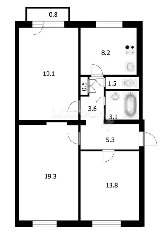 Продажа квартиры, Новосибирск, ул. Геодезическая - Фото 23