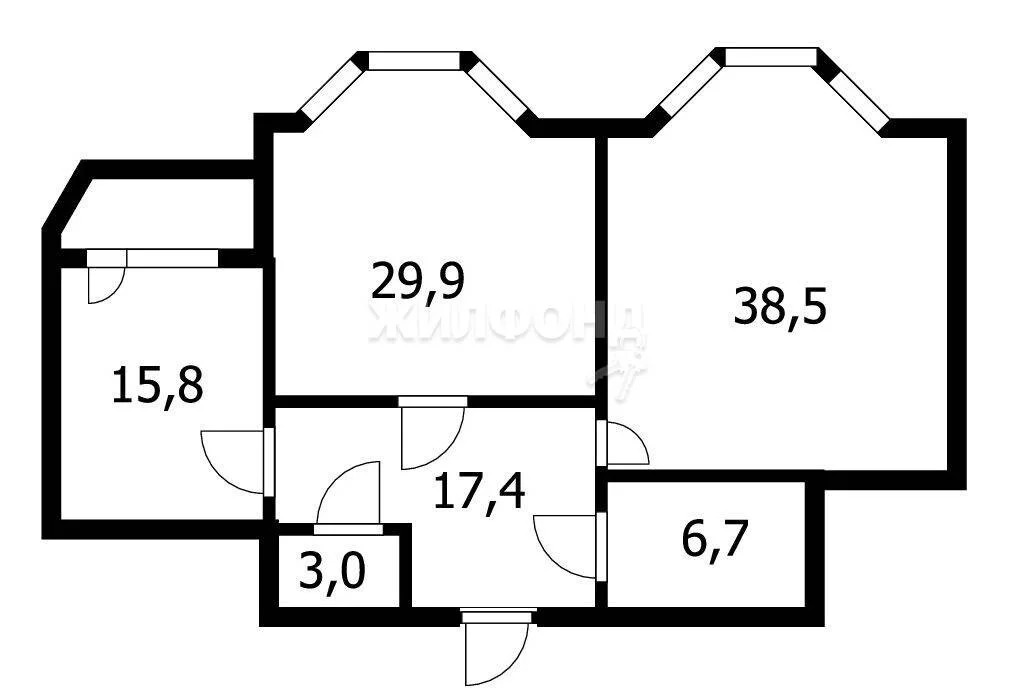 Продажа квартиры, Краснообск, Новосибирский район, 2-й микрорайон - Фото 15