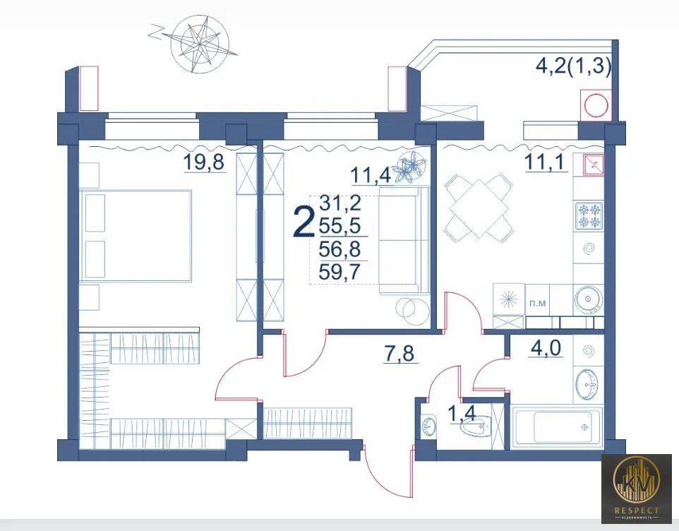 Продажа квартиры, Ессентуки, ул. Шмидта - Фото 1
