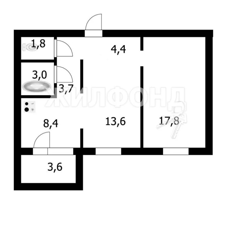 Продажа квартиры, Новосибирск, Александра Чистякова - Фото 15