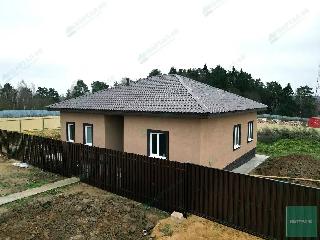 Одноэтажный блочный дом 140 м2 на участке 10.5 соток - Фото 3