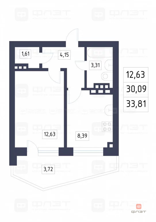 Продажа квартиры, Усады, Лаишевский район, ул. Счастливая - Фото 15