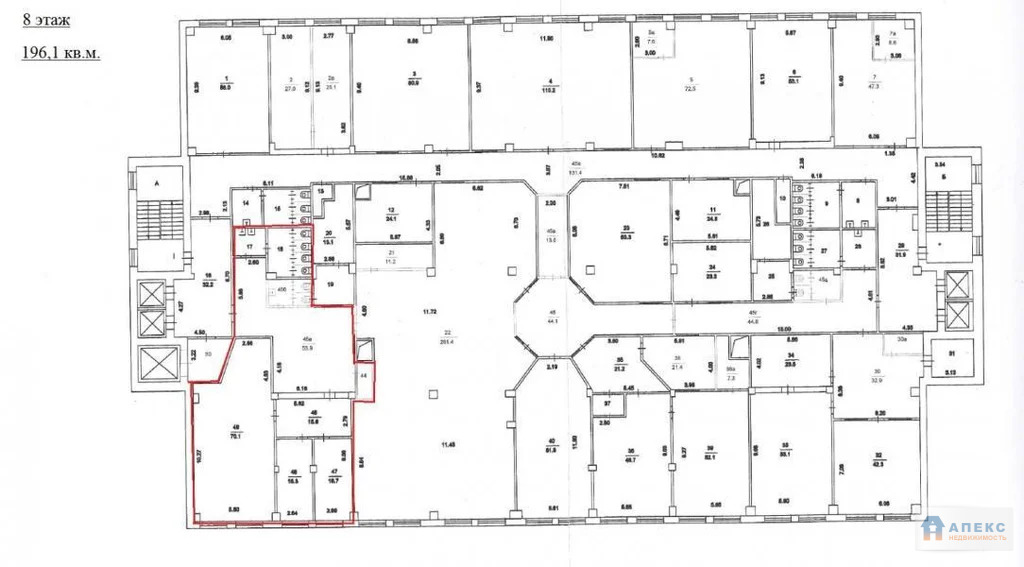 Аренда офиса 196 м2 м. Измайлово в бизнес-центре класса В в Измайлово - Фото 0