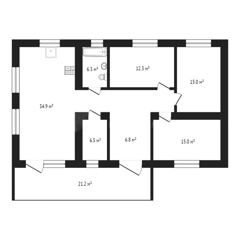 Продажа дома, Тюменский район, Тюменский р-н - Фото 16