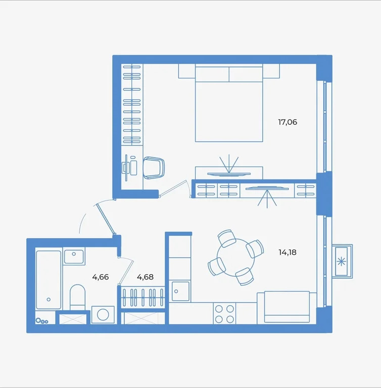 Продается квартира, 37.93 м - Фото 2