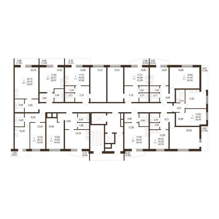 Продам 1-комн. квартиру 43.92 кв.м. - Фото 2