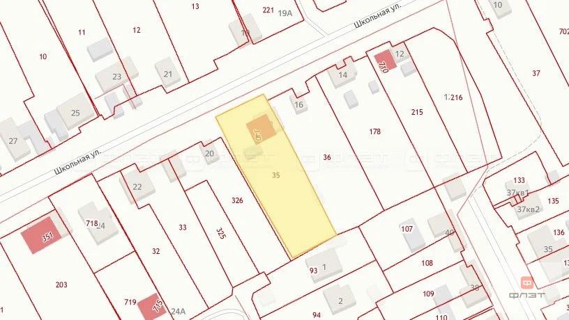 Продажа участка, Полянка, Рыбно-Слободский район, ул. Школьная - Фото 1