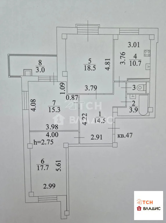 Продажа квартиры, Балашиха, Балашиха г. о., Энтузиастов ш. - Фото 33