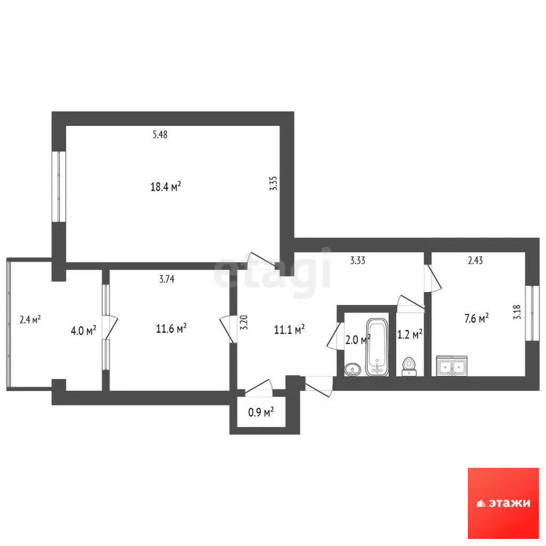 Продажа квартиры, Новофедоровка, Сакский район, ул. Севастопольская - Фото 18