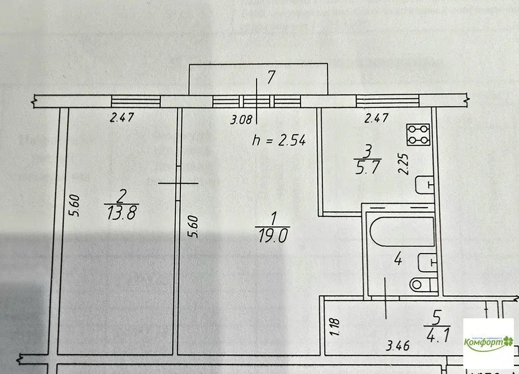 Продается 2 комнатная квартира в г. Раменское, Донинское шоссе, д.6 - Фото 13