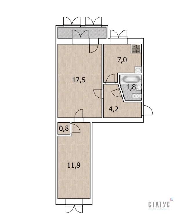 Продажа квартиры, Гурзуф, ул. Санаторная - Фото 11