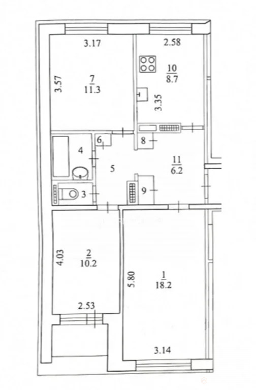 Продажа квартиры, Архангельск, ул. Логинова - Фото 22