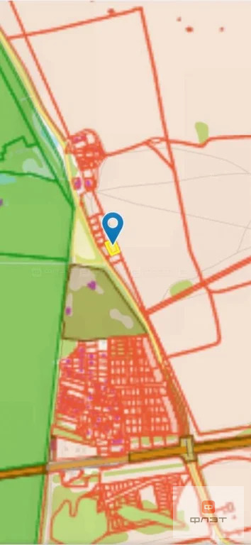 Продажа участка, Озерный, Высокогорский район, ул. Дорожная - Фото 1