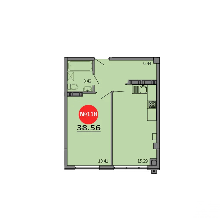 Продажа квартиры в новостройке, Белоглинка, Симферопольский район, ... - Фото 2