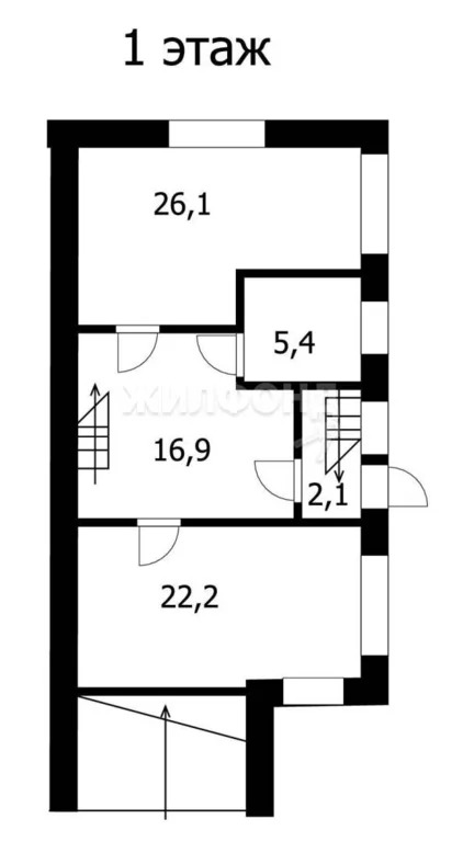 Продажа таунхауса, Новосибирск, ул. Двинская - Фото 47