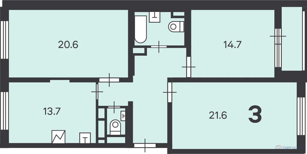 Продажа квартиры, Новомихайловское шоссе - Фото 7