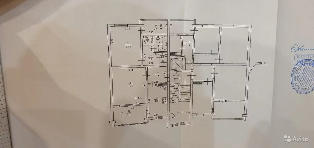 2-к квартира, 62.8 м, 2/9 эт. - Фото 0